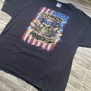 Vintage Guns n Roses Band graphic rock n roll tee